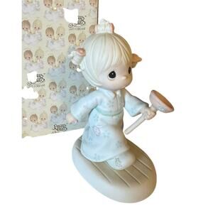 Vintage 1987 Precious Moments Faith Takes the Plunge Figurine 11155